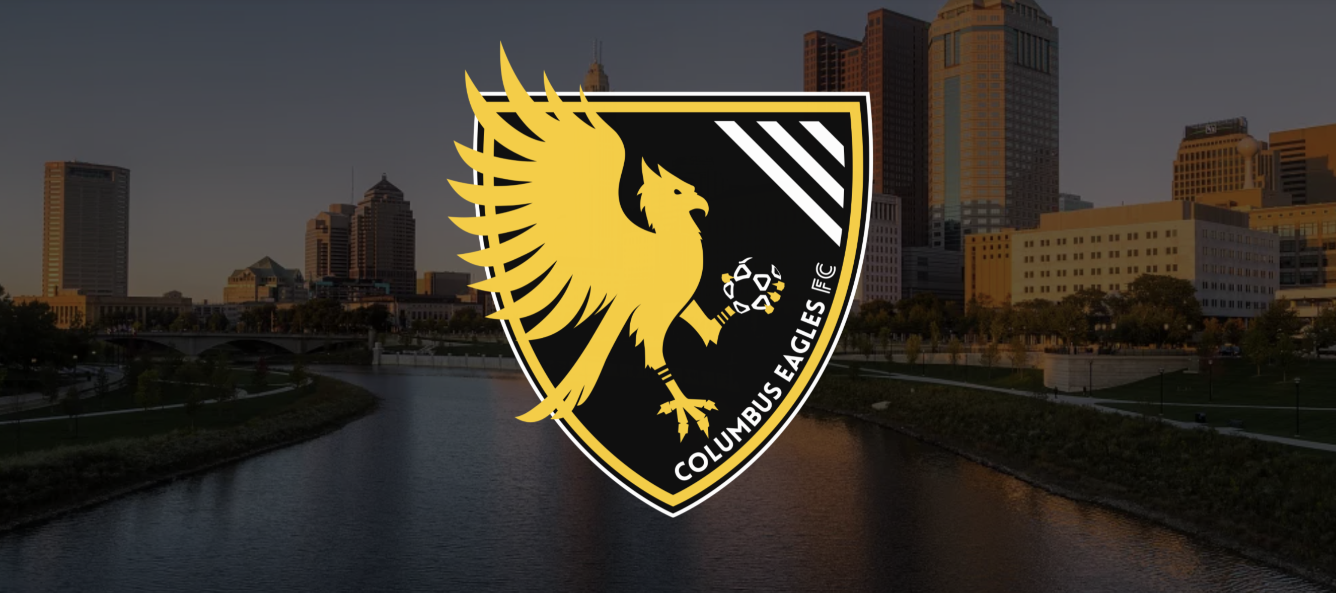 Columbus Eagles FC's crest, designed locally by Foxli ltd.